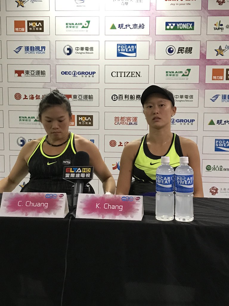 雙打首輪贏球　莊佳容、張凱貞笑說目標完成