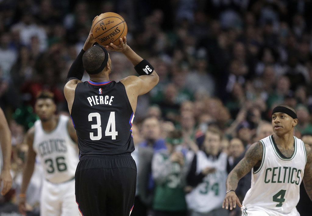 向波士頓致意　Pierce三分球告別球迷