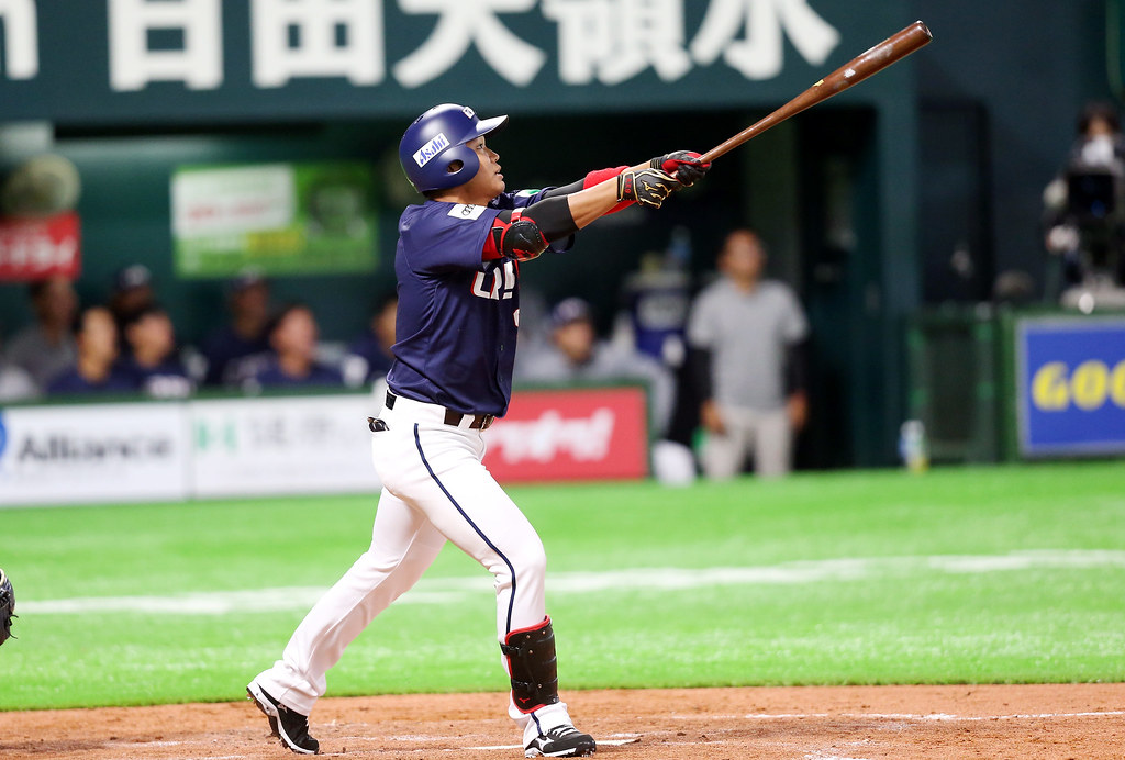 王柏融開轟　中職聯隊勝日本