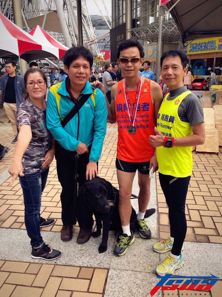 視障跑者挑戰馬拉松　黃燦煌：陪跑員很偉大