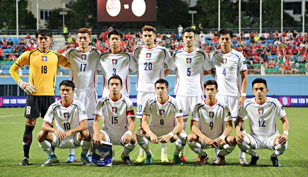 陳昭安關鍵頭槌　台灣男足勝新加玻