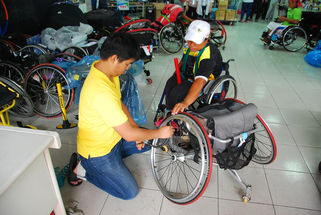 輪網背後推手　專業維修讓選手無後顧之憂