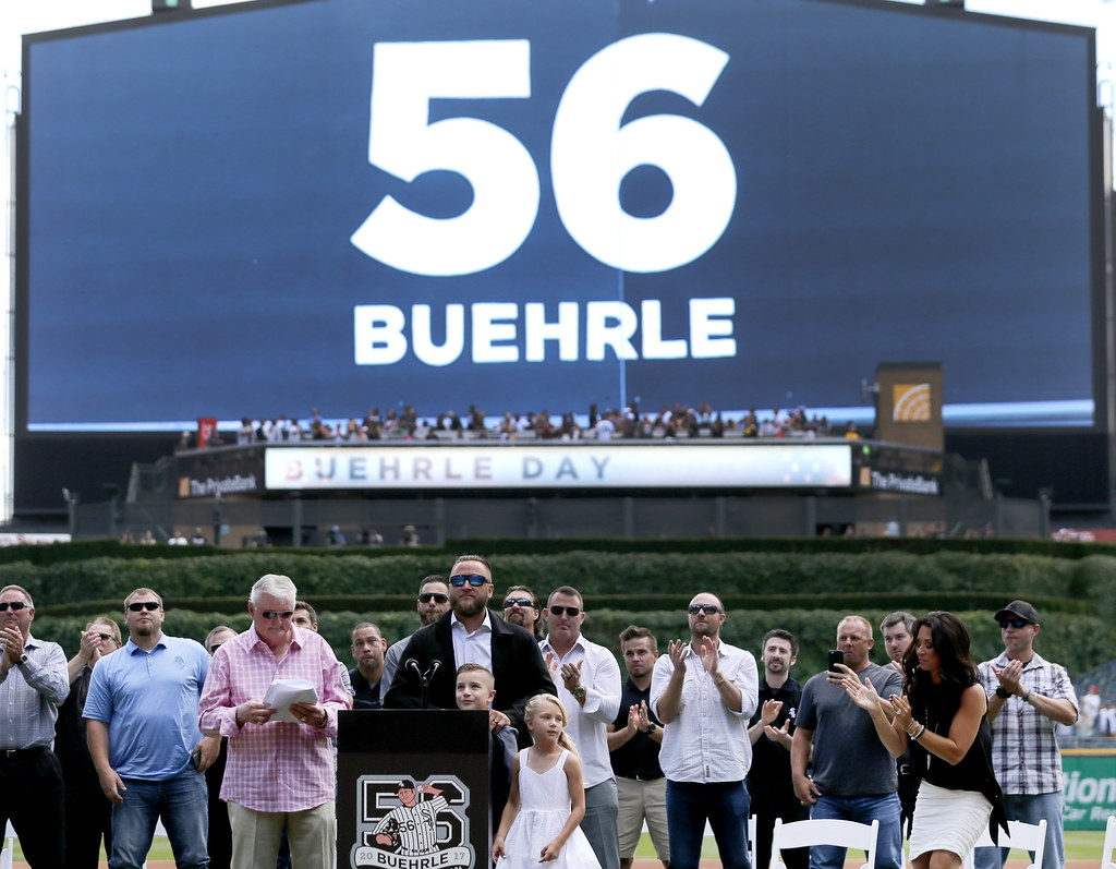 Buehrle背號退休　運動家大破白襪寫紀錄