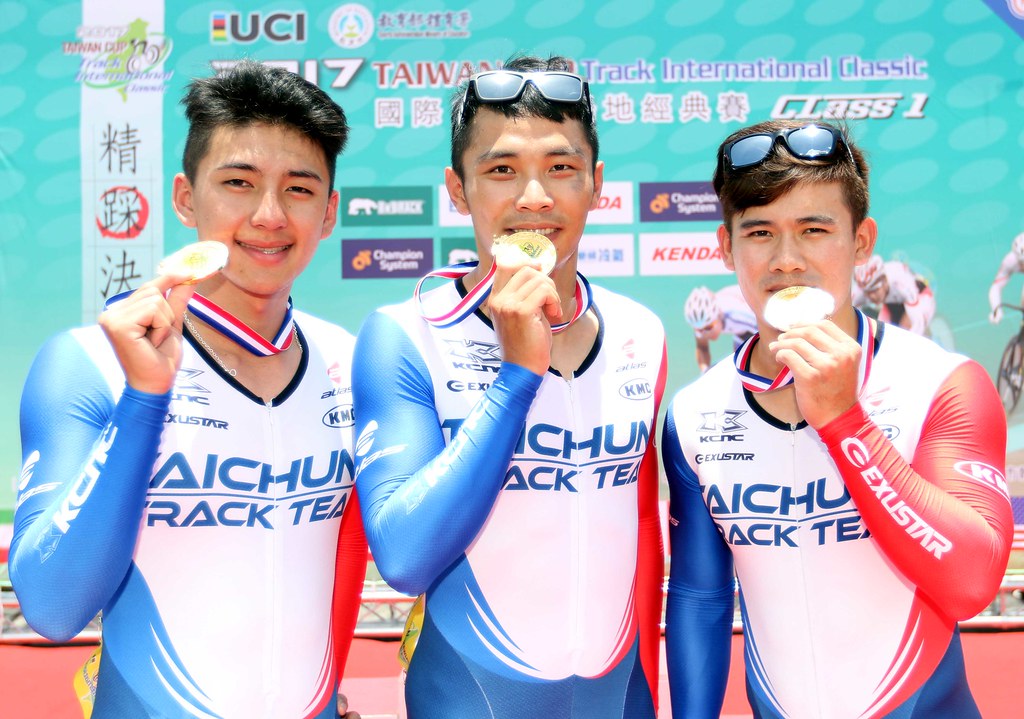 自由車經典賽　台灣首日包辦8金