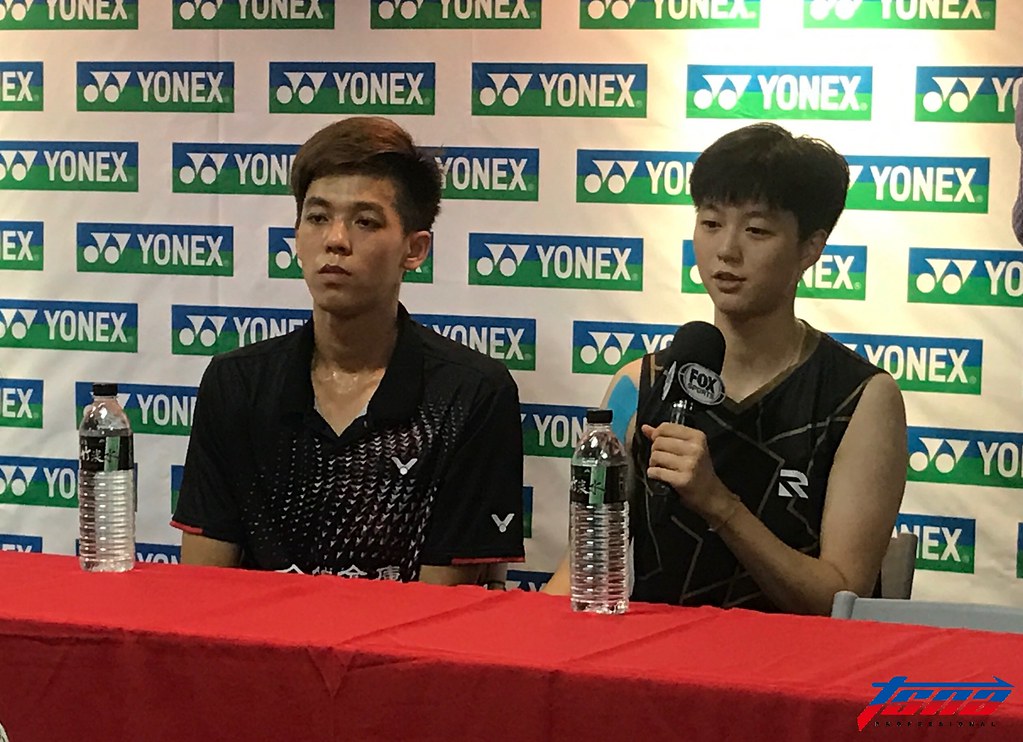 對戰冠軍組合　白馭珀／李佳翰增加經驗值