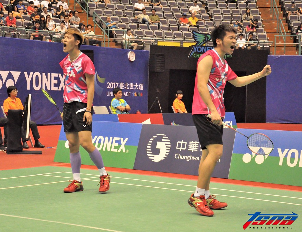 ​怒吼提升士氣　李洋／李哲輝拚進4強