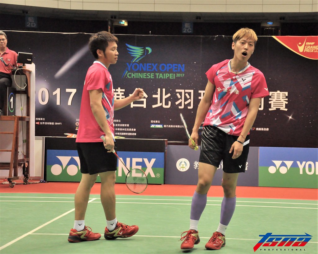 男雙4強兄弟鬩牆　李洋、李哲輝技高一籌