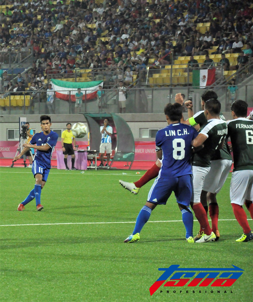 陳浩瑋自由球未果　中華男足不敵墨西哥