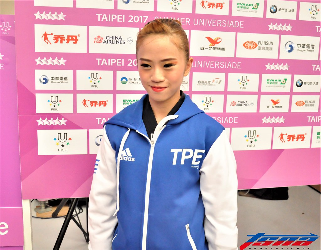 中華代表團第1人　林侃諭跆拳道品勢摘銀