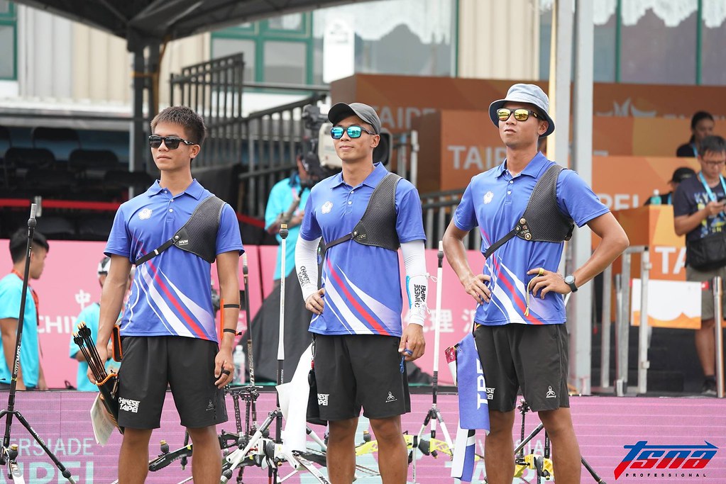 韓第2局送出5支滿分箭　中華反曲弓男團「銀」恨