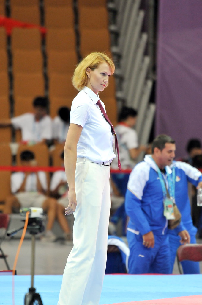 白俄羅斯186公分女裁判　讚世大運接待佳