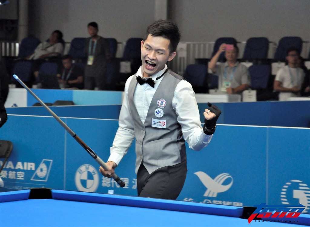 賽前換衝桿　許睿安衝出世大運撞球第1金