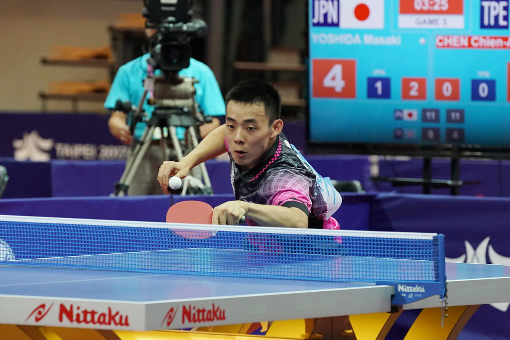 陳建安闖金牌戰　台灣世大運史上男單第3人