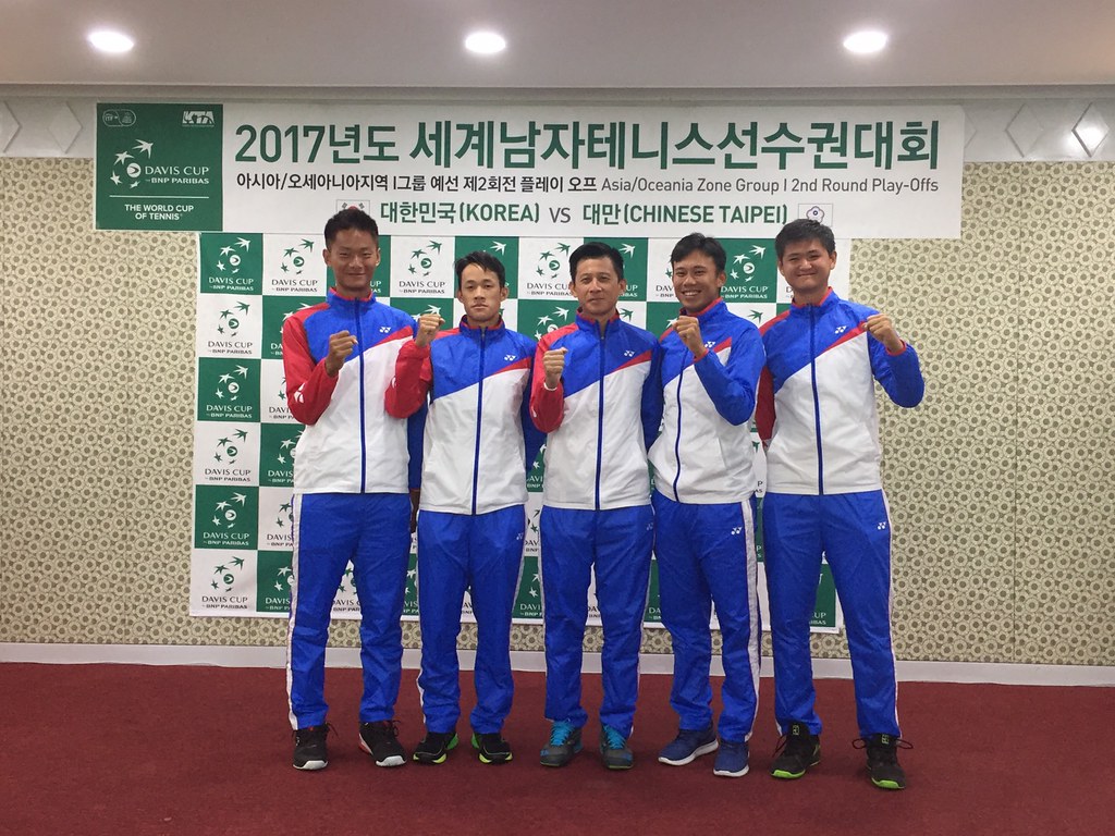 台維斯杯對戰名單出爐　陳迪對抗韓國一哥鄭泫