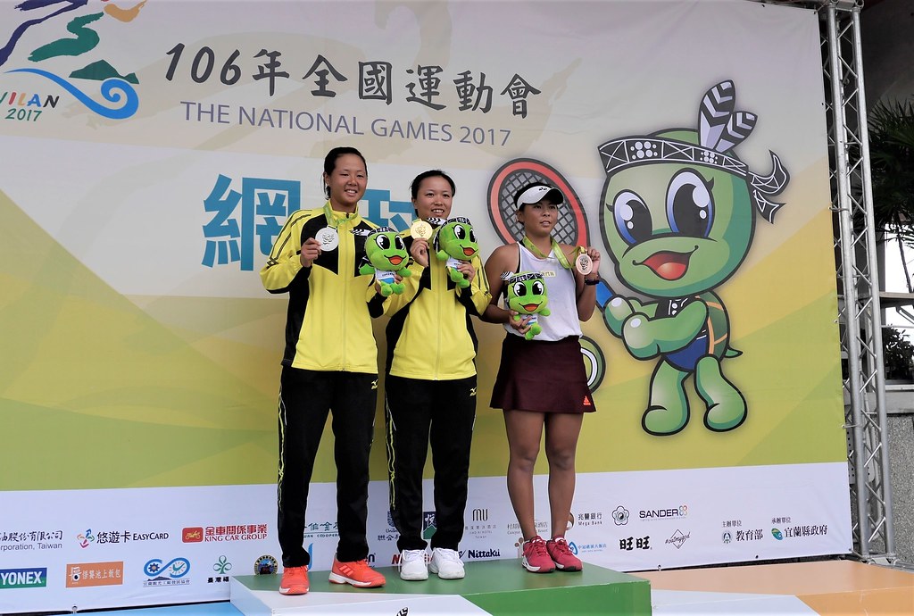 全運會網球單打　新北市包辦男女雙金