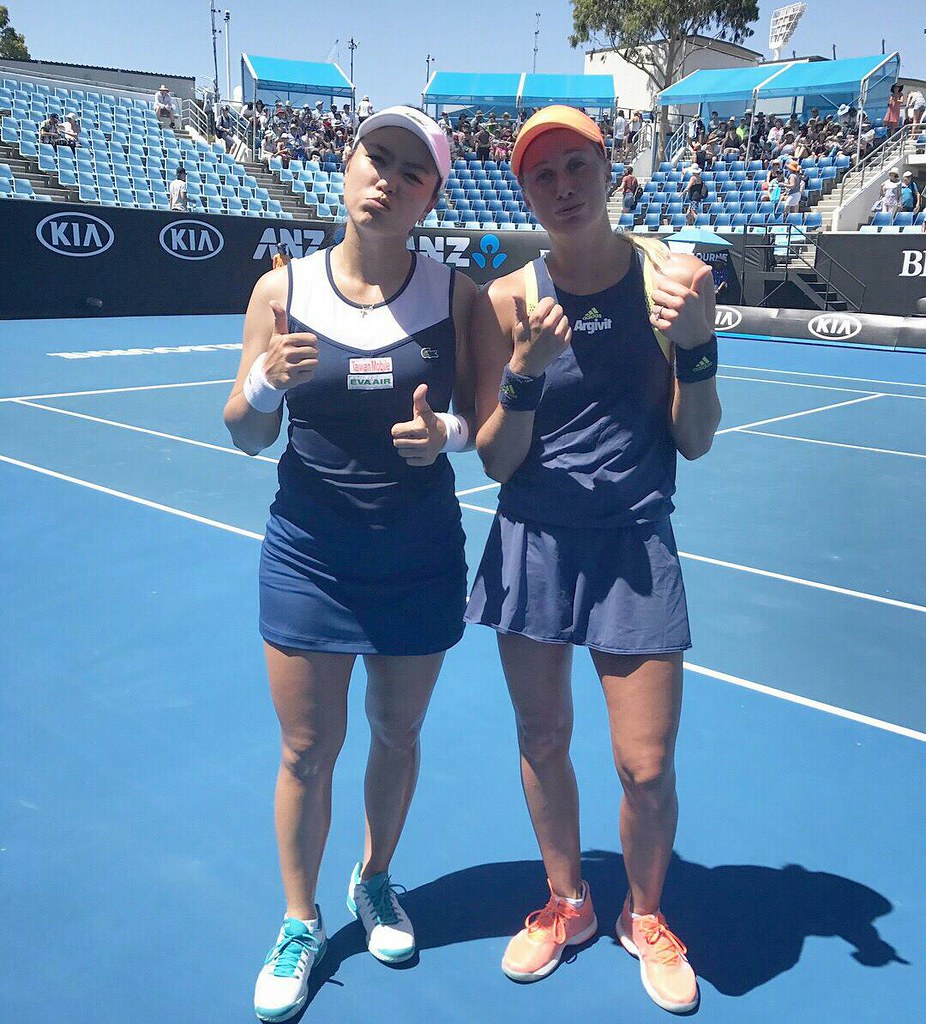 詹詠然闖女雙16強　將上演「姐妹鬩牆」