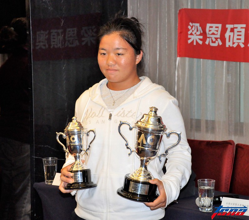 澳網雙料冠軍　梁恩碩感謝母親伴相隨