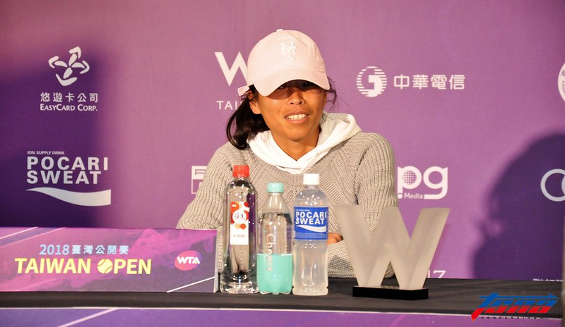 為張凱貞打氣　謝淑薇現身台灣公開賽