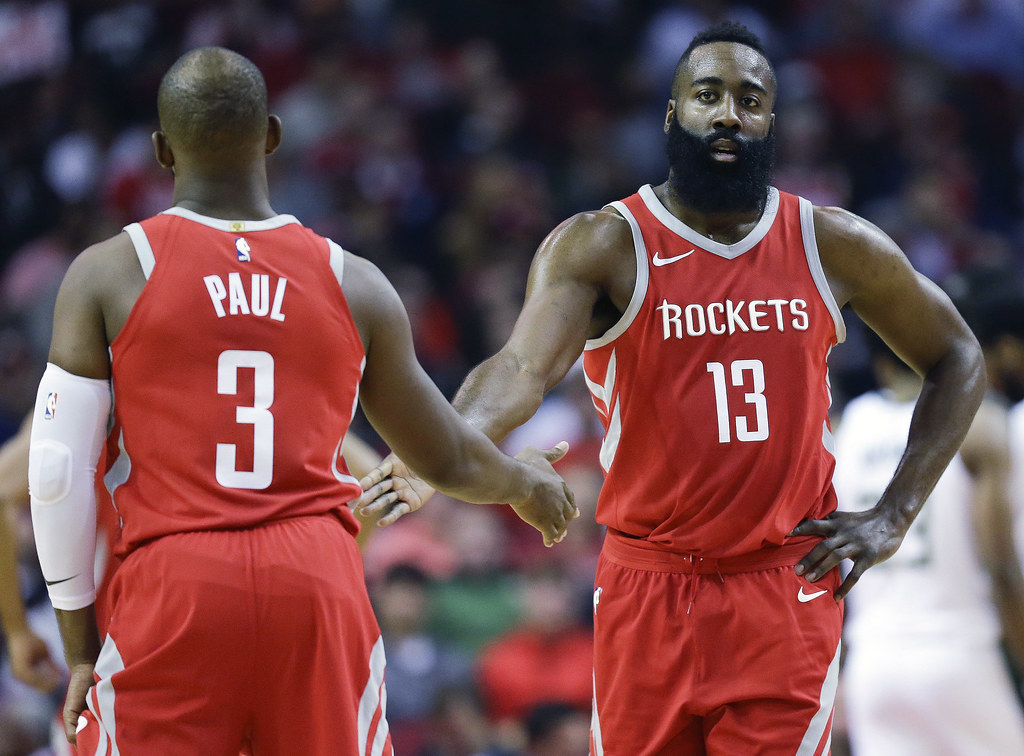 CP3、Harden添油料　火箭主場再升空
