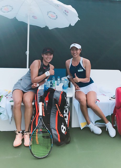 杜拜女雙首輪　詹皓晴／楊釗煊搶十奪下