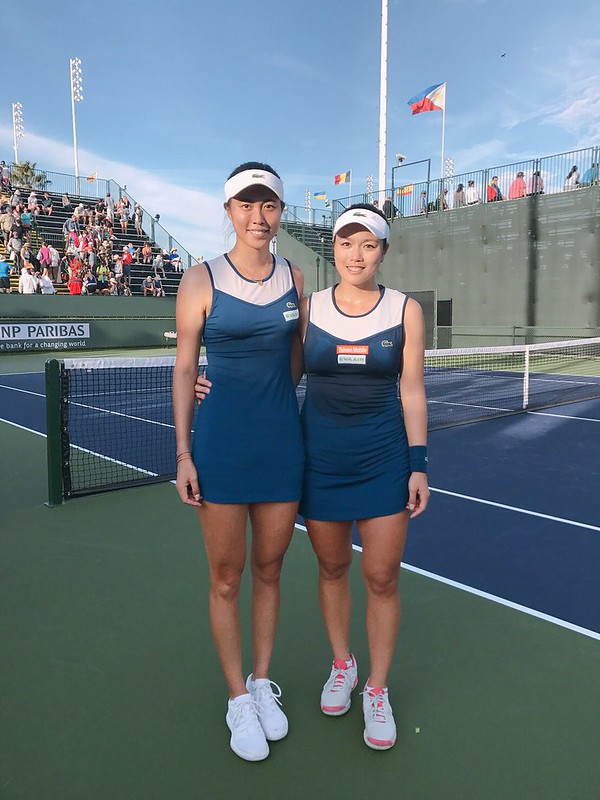 首戰輕鬆勝　詹家姐妹次輪對決謝淑薇