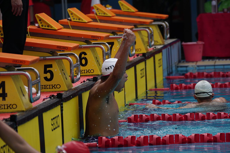 朱宸平游破全國紀錄　郭婞淳破大會紀錄輕鬆摘金