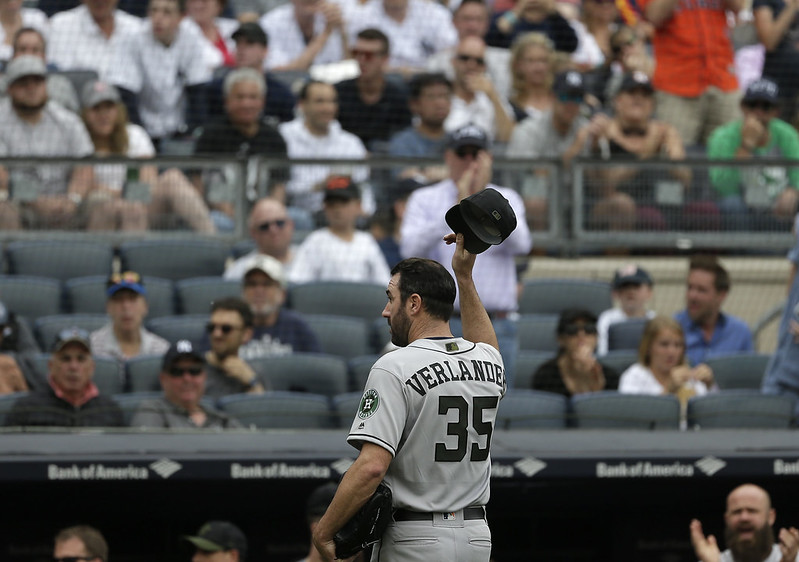 好投被洋基球迷噓　Verlander：謝謝