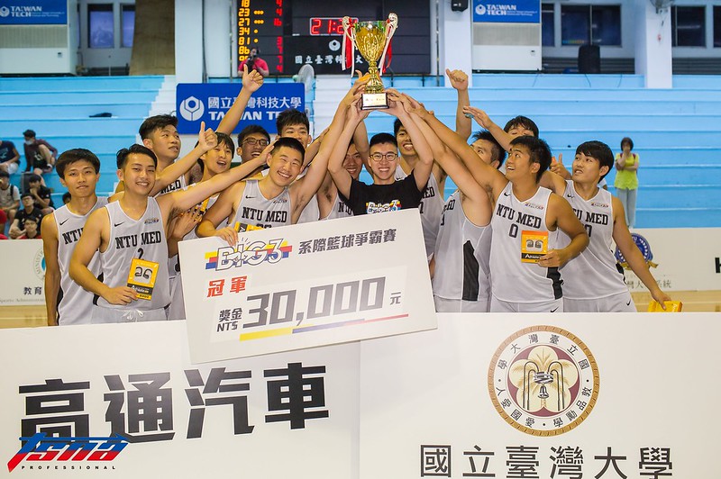 BIG 3系際盃8戰全勝　台大醫學成首屆霸主