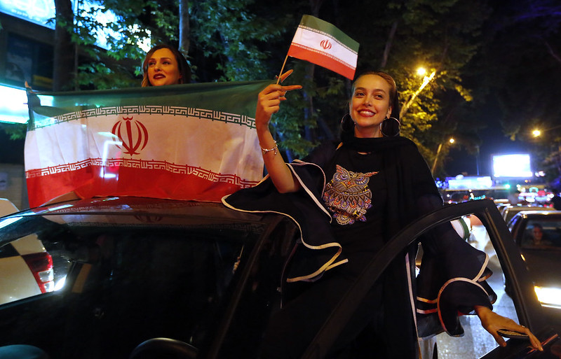 伊朗世足熱潮延燒大街小巷