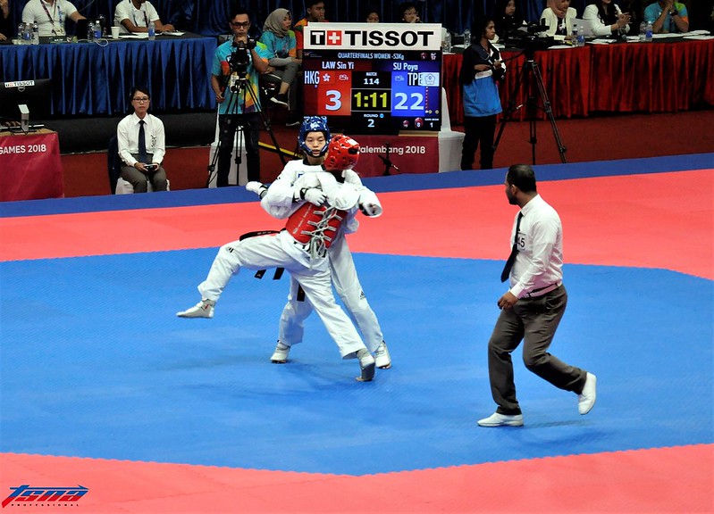 亞運跆拳道電子護具攪局　無阻蘇柏亞登頂