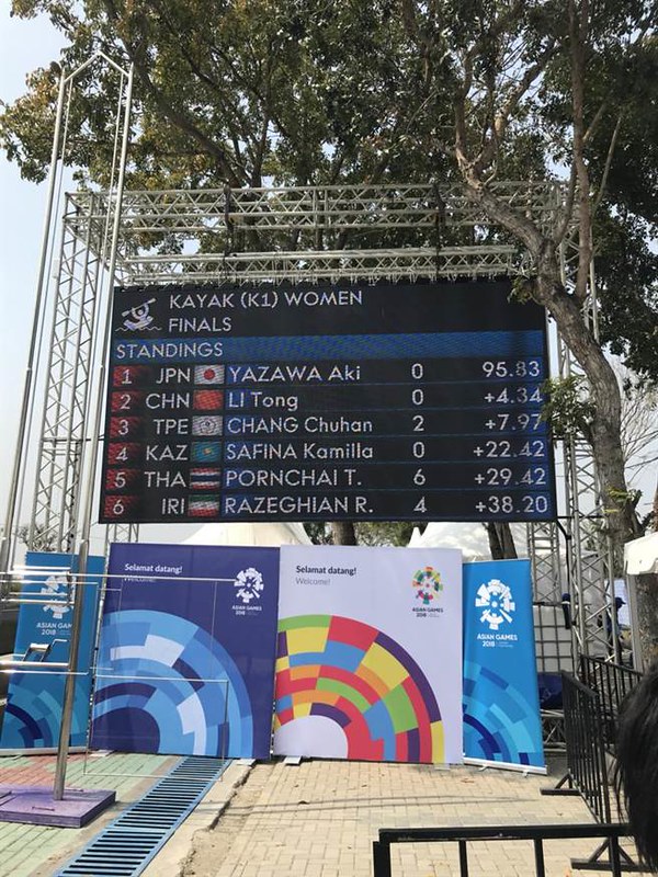 中華隊再添獎牌　張筑涵輕艇奪銅