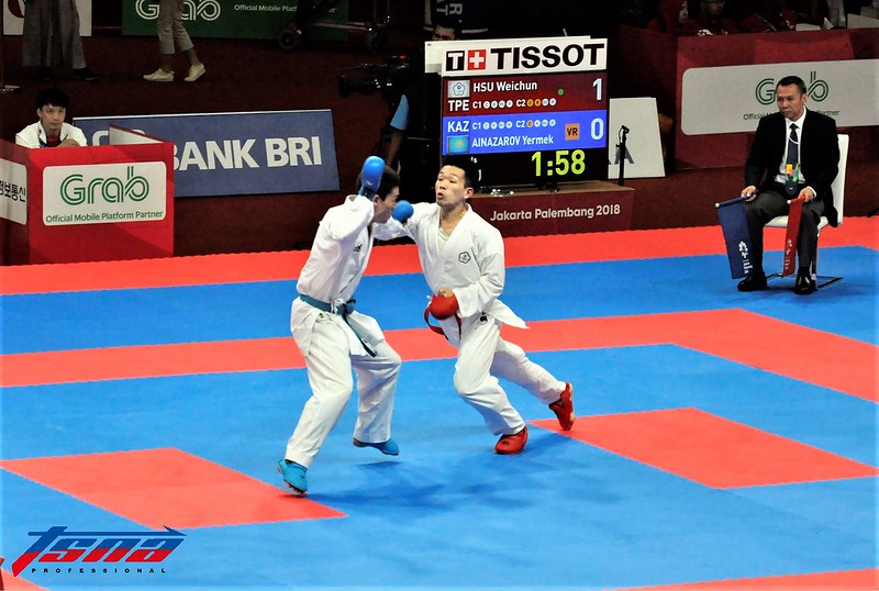 空手道比下泰國選手　徐瑋駿獲銅牌