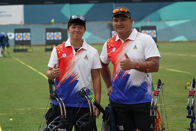 射箭再度抗韓成功　複合弓混雙爽快摘金