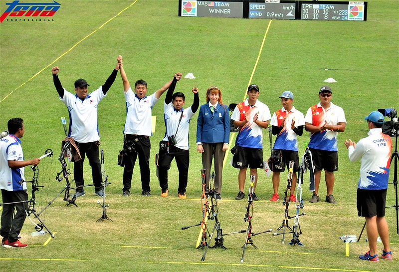 怪風來搗亂　複合弓男團賽後自責落淚