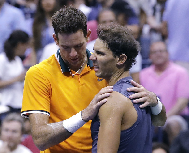 Nadal膝傷退賽　冠軍戰del Potro對決Djokovic