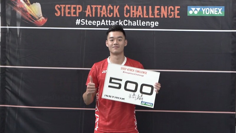 Yonex體驗區來勁  王齊麟殺球滿分過關