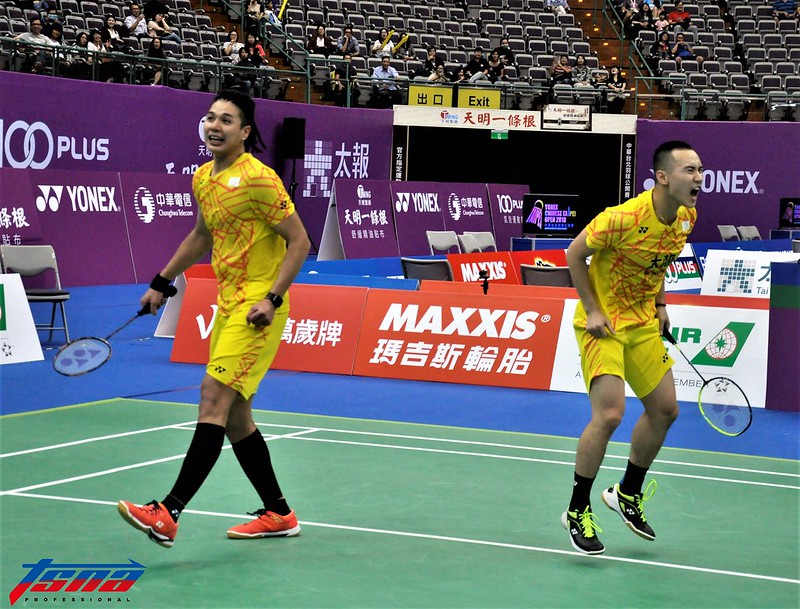 台北公開賽4強出爐　台灣男雙4強佔3席