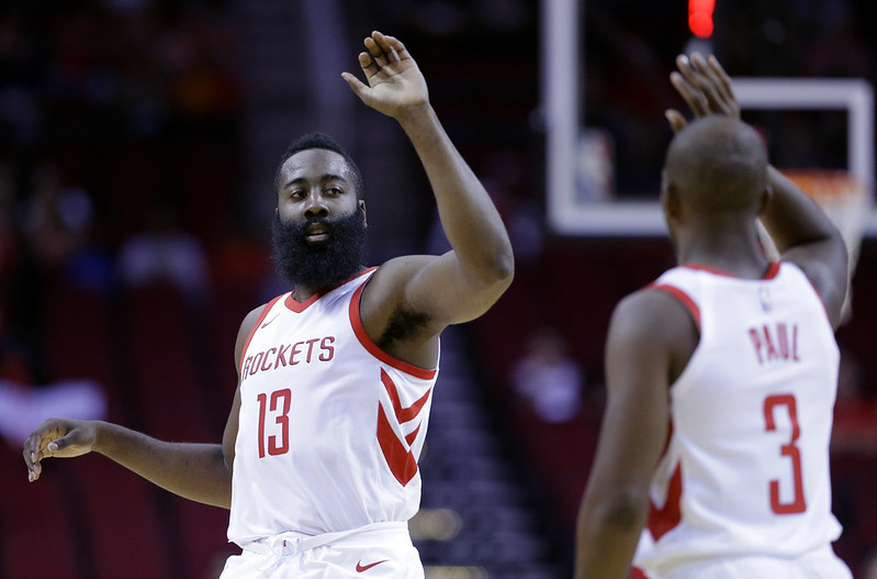 火箭主場升空　Harden：全員健康是關鍵