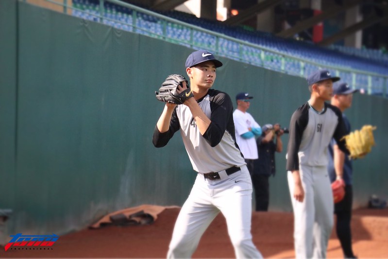 陳柏毓青棒營飆149公里速球　場邊教練驚呼不斷