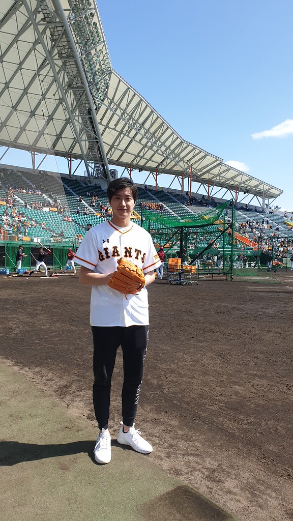 為巨人隊開球　江宏傑超欽佩陽岱鋼