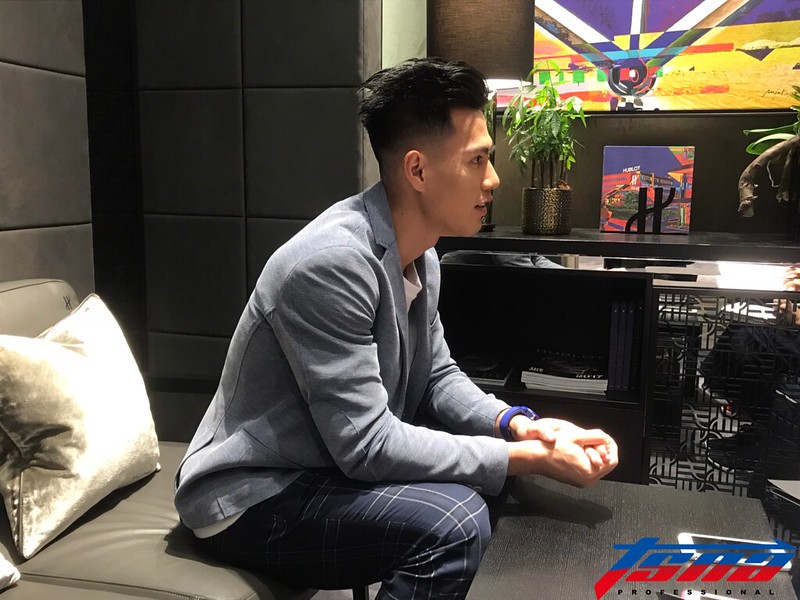 回台代言百萬名錶　楊俊瀚下周青年盃登場