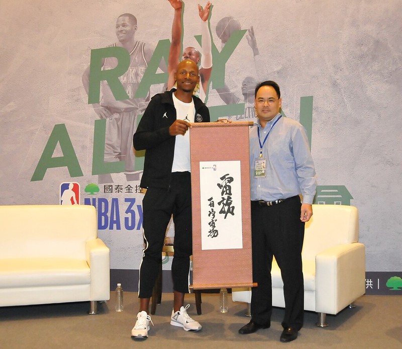 Ray Allen快閃來台　大談三分哲學