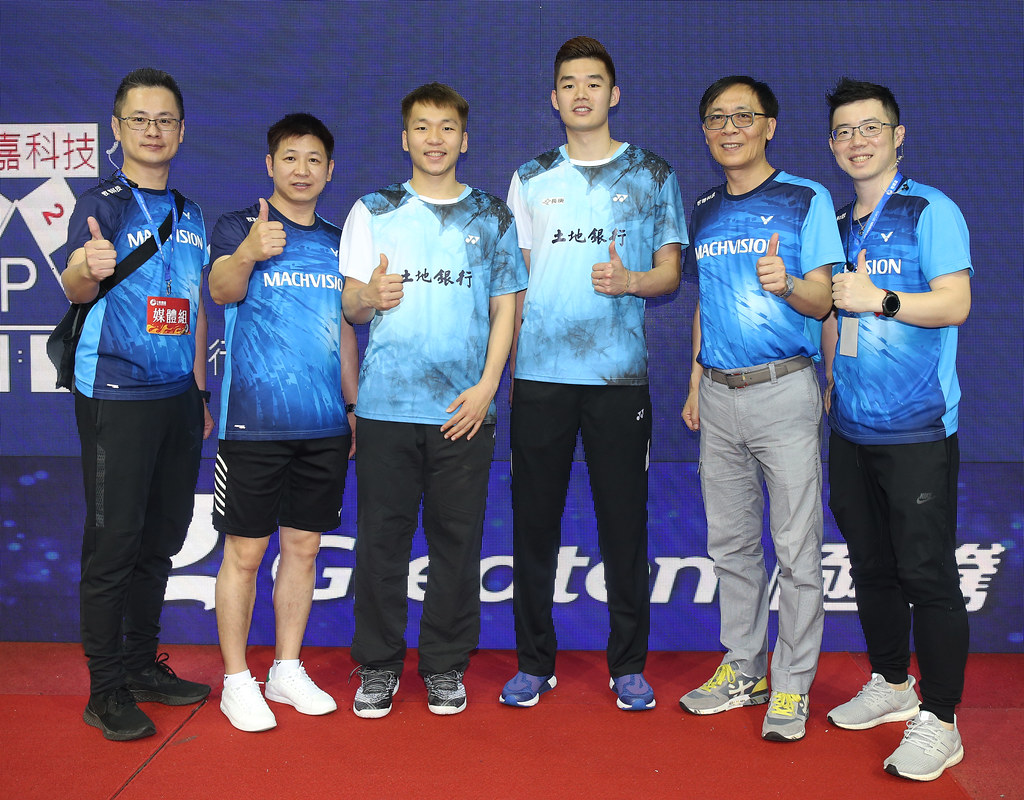 推廣羽球　李洋／王齊麟牧德盃出賽