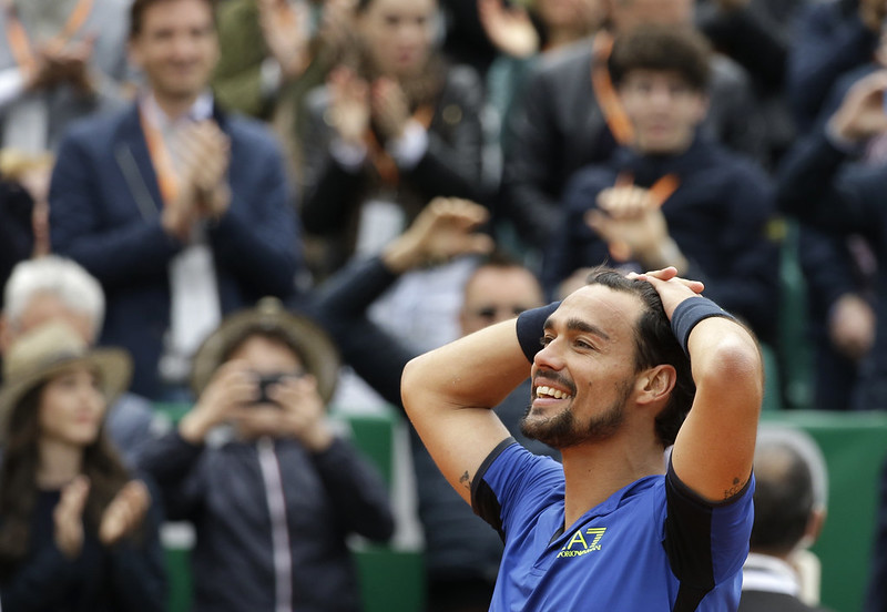 蒙地卡羅奪冠　Fognini：達成生涯目標