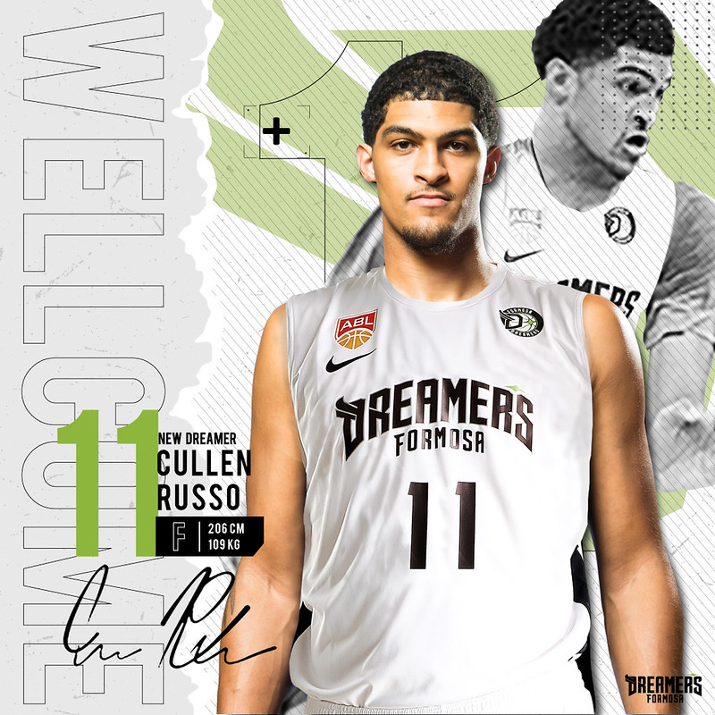 夢想家補進新洋將　Russo將於觀護盃亮相