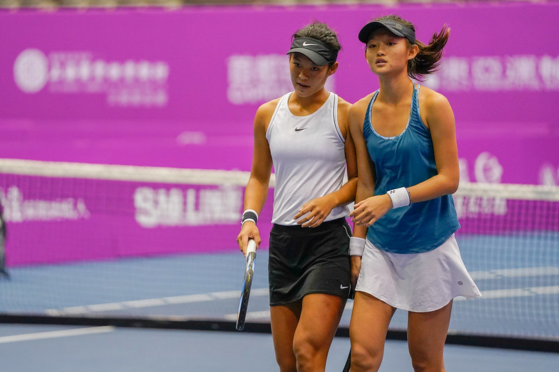 卓家姊妹迎首勝　卓宜萱盼合作到退休