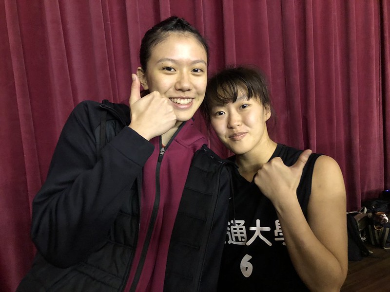 沖繩牽起友誼　劉昕妤、卓佩萱首度對決