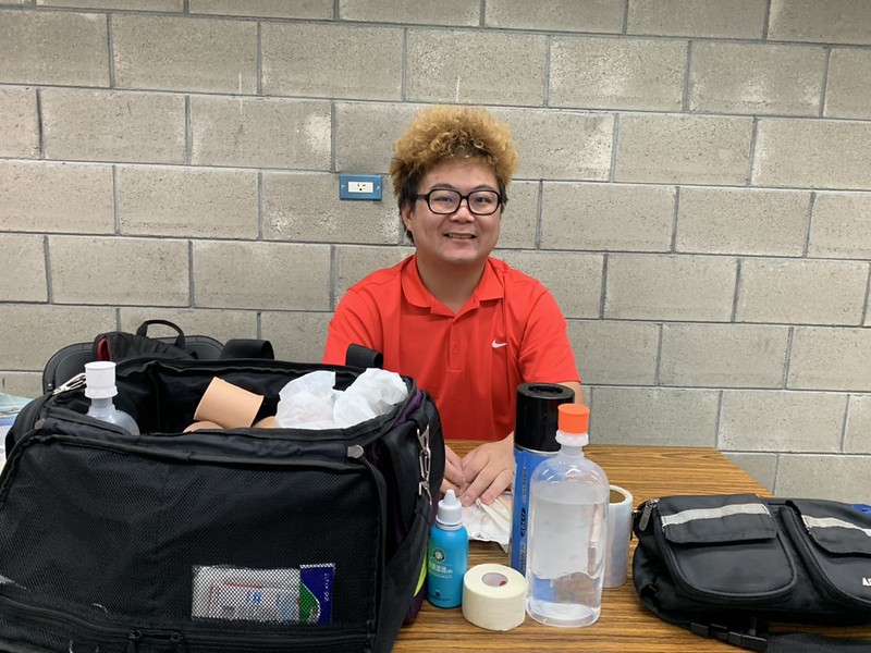 黃建瑋坐鎮防護組　與外國選手打成一片