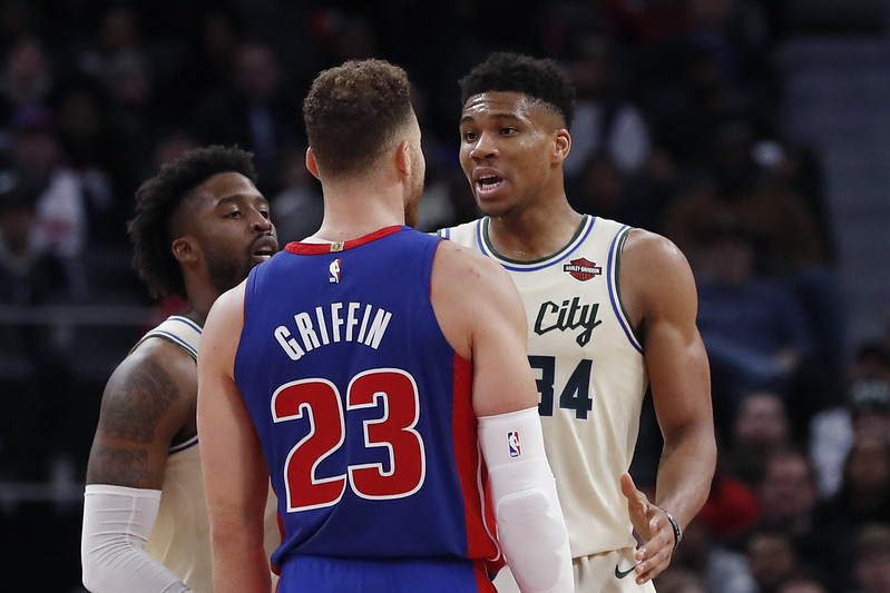 公鹿13連勝　Antetokounmpo、Griffin劍拔弩張
