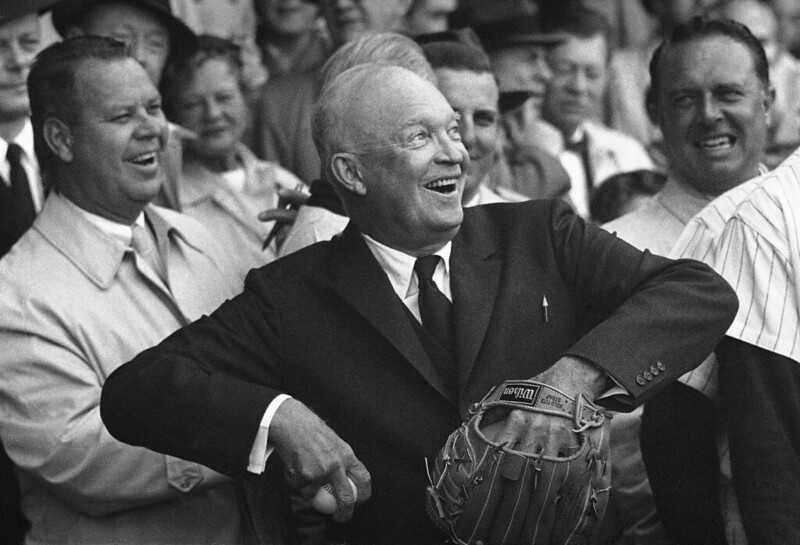 五星上將美國總統打職棒的傳說